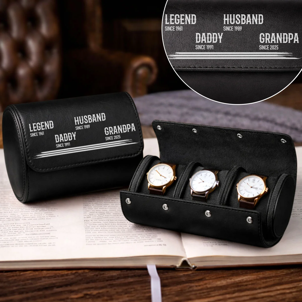 The Original Legend - Personalized Custom Leather Watch Case