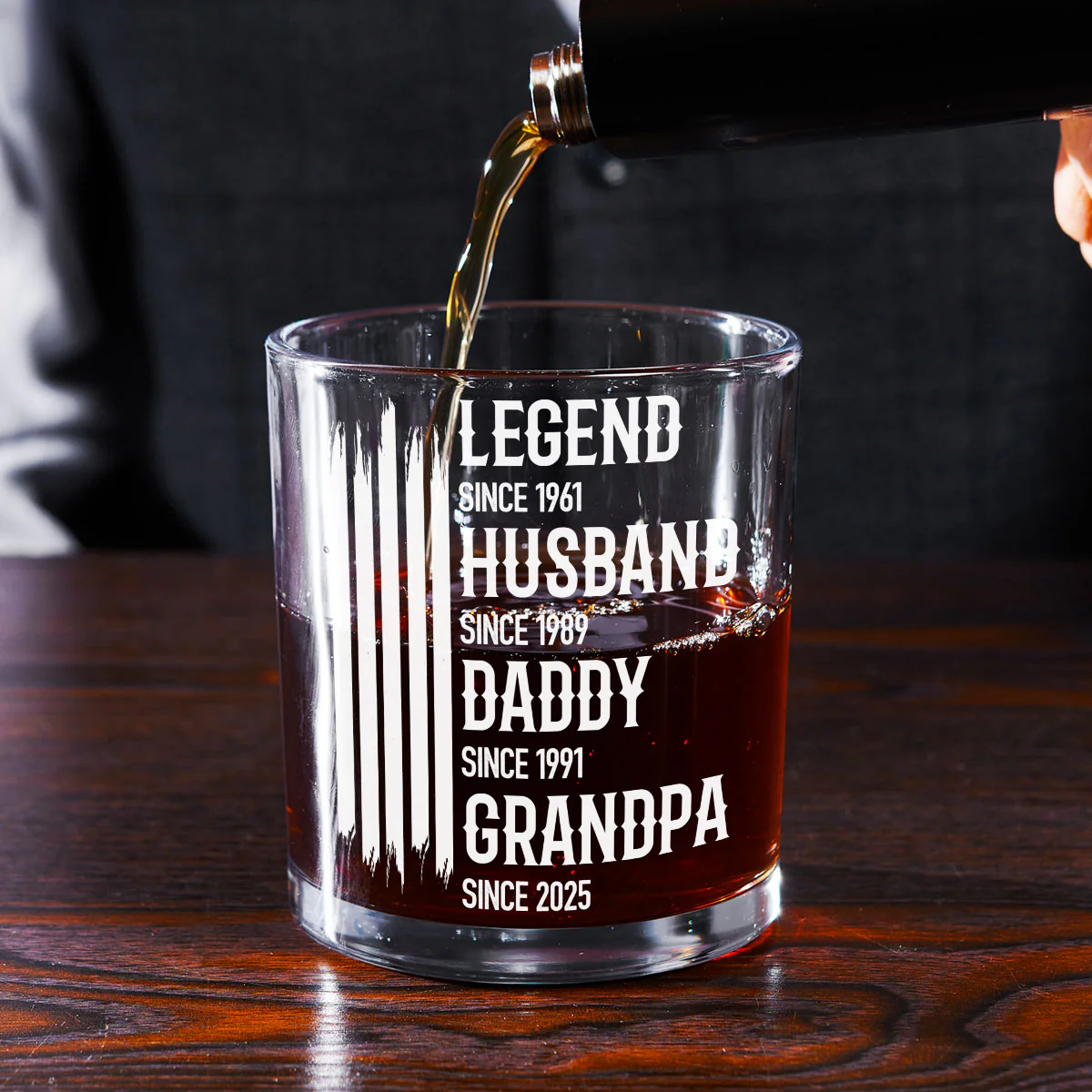 The Original Legend - Personalized Custom Whiskey Glass - Image 3