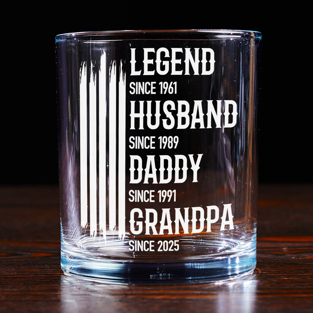 The Original Legend - Personalized Custom Whiskey Glass - Image 4