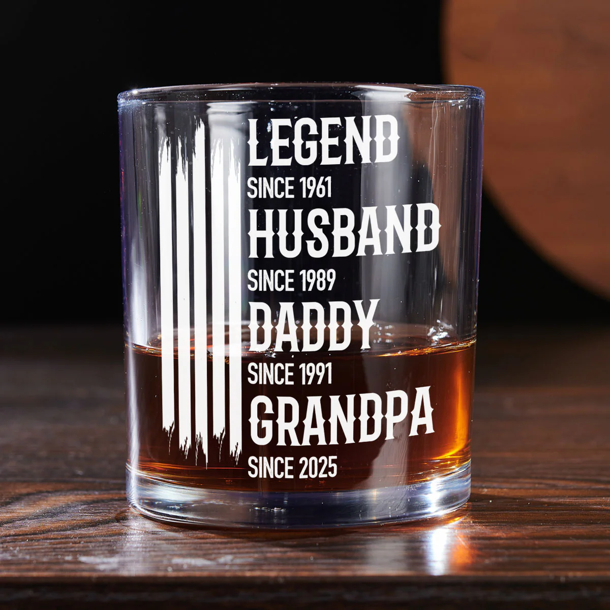 The Original Legend - Personalized Custom Whiskey Glass - Image 5