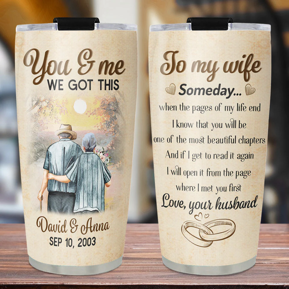 The Pages Of My Life - Personalized Custom Tumbler - Image 4