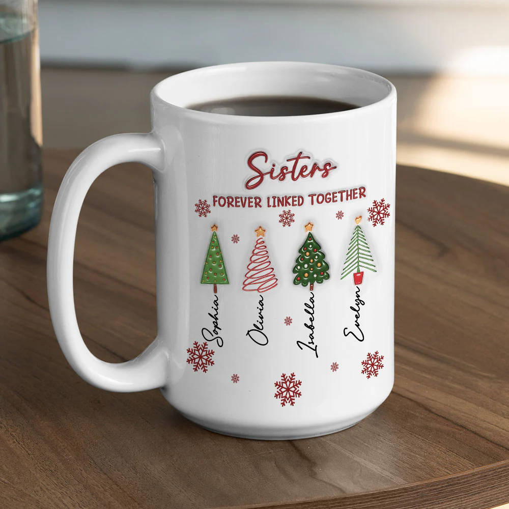 The Root Keeps Brother And Sister Together - Personalized Custom 3D Inflated Effect Coffee Mug - Image 4