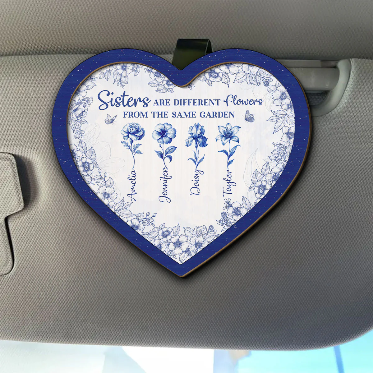 The Same Garden - Personalized Custom Car Visor Clip