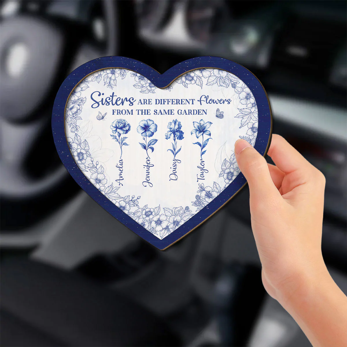 The Same Garden - Personalized Custom Car Visor Clip - Image 2
