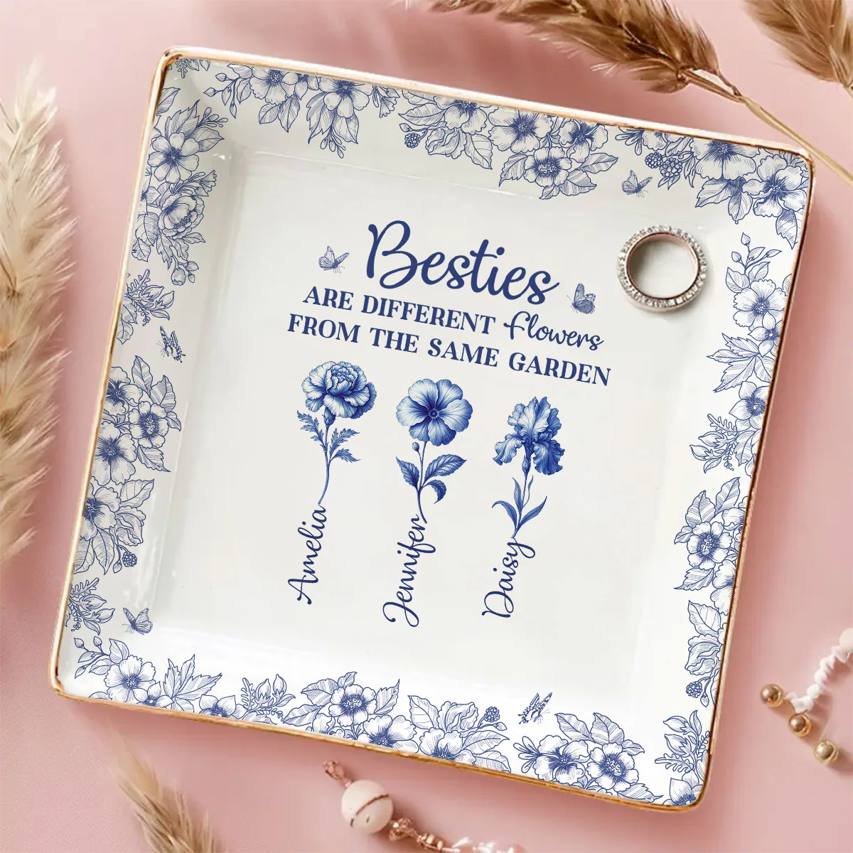 The Same Garden - Personalized Custom Jewelry Dish - Image 4