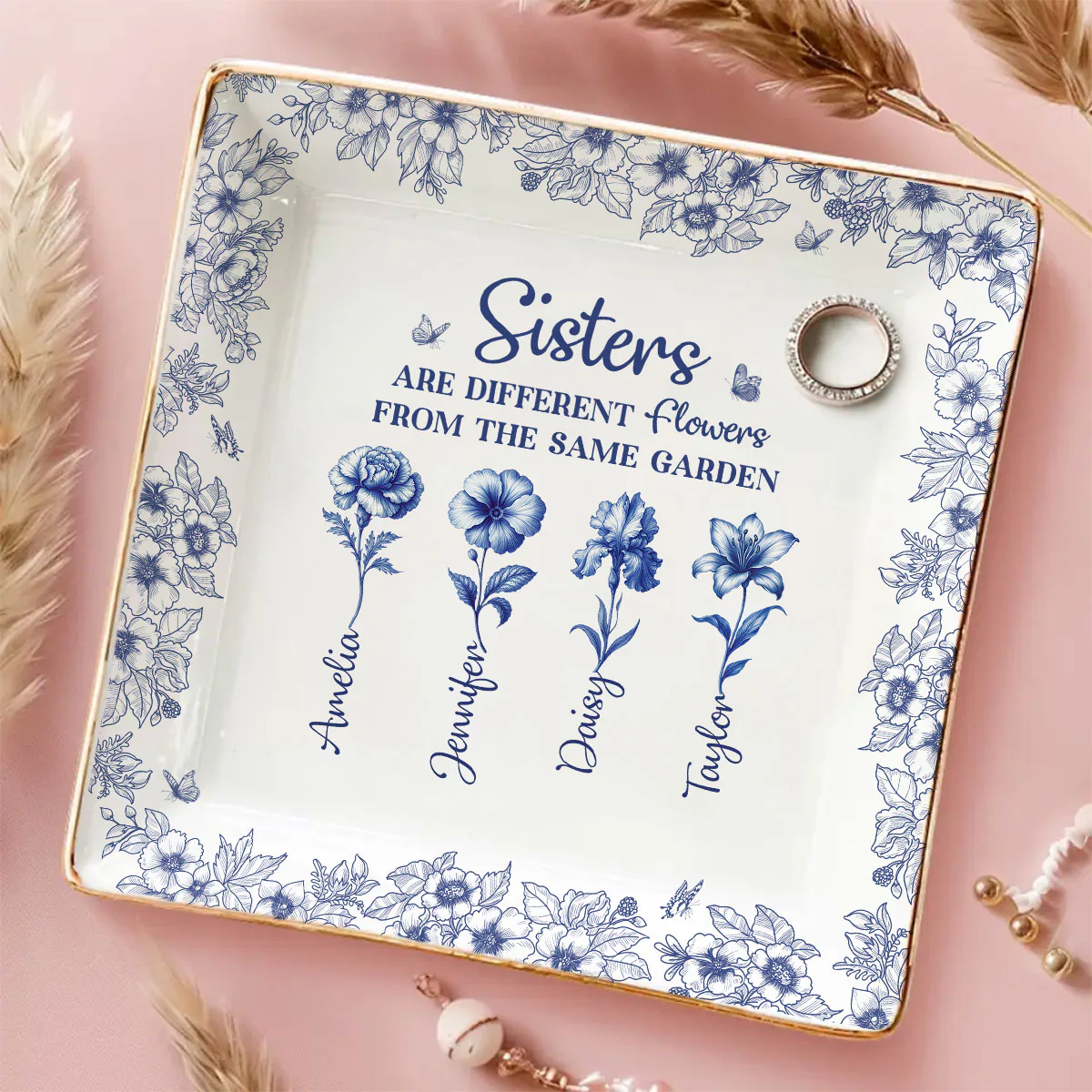 The Same Garden - Personalized Custom Jewelry Dish - Image 5