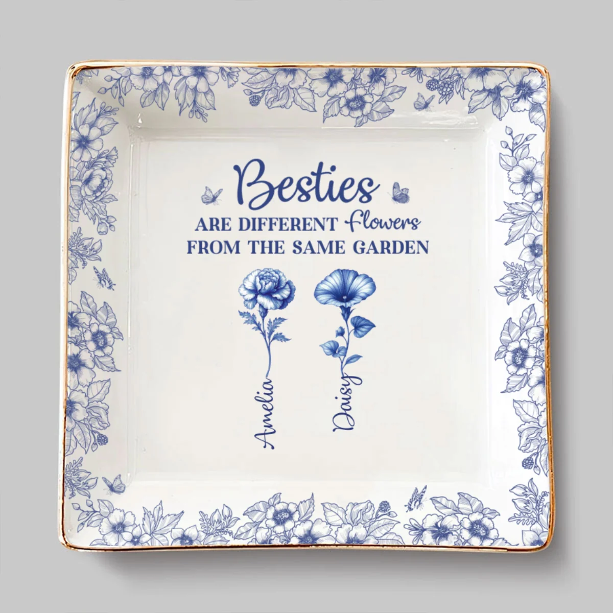 The Same Garden - Personalized Custom Jewelry Dish - Image 7