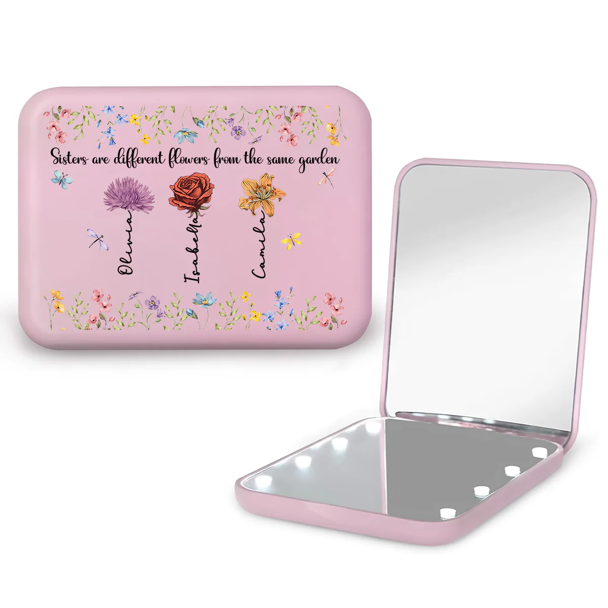 The Same Garden - Personalized Custom LED Pocket Mirror