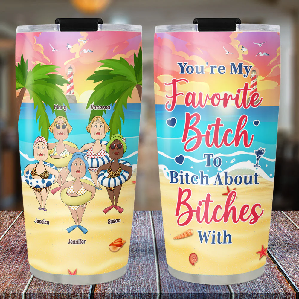 The Sisters We Choose For Ourselves - Personalized Custom Tumbler - Image 3