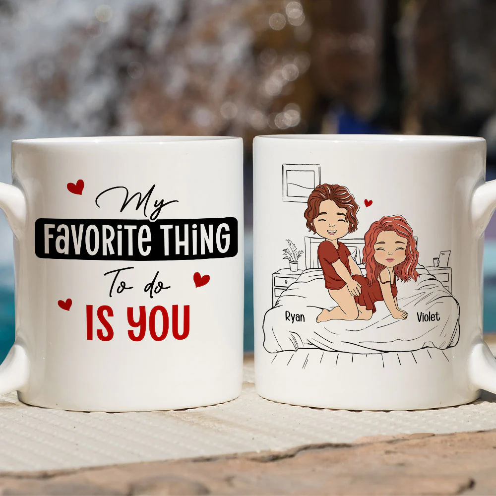The Thing I Want To Do With You - Personalized Custom Coffee Mug - Image 5