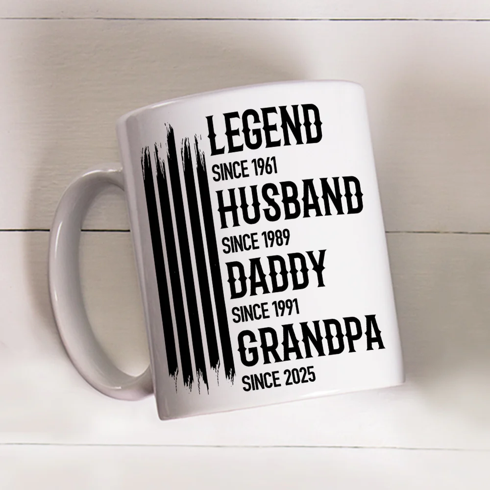 The True Legend - Personalized Custom Coffee Mug - Image 4