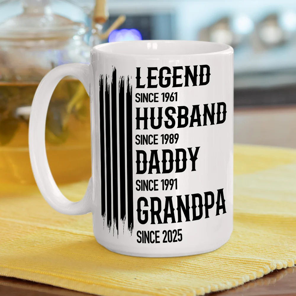 The True Legend - Personalized Custom Coffee Mug - Image 6