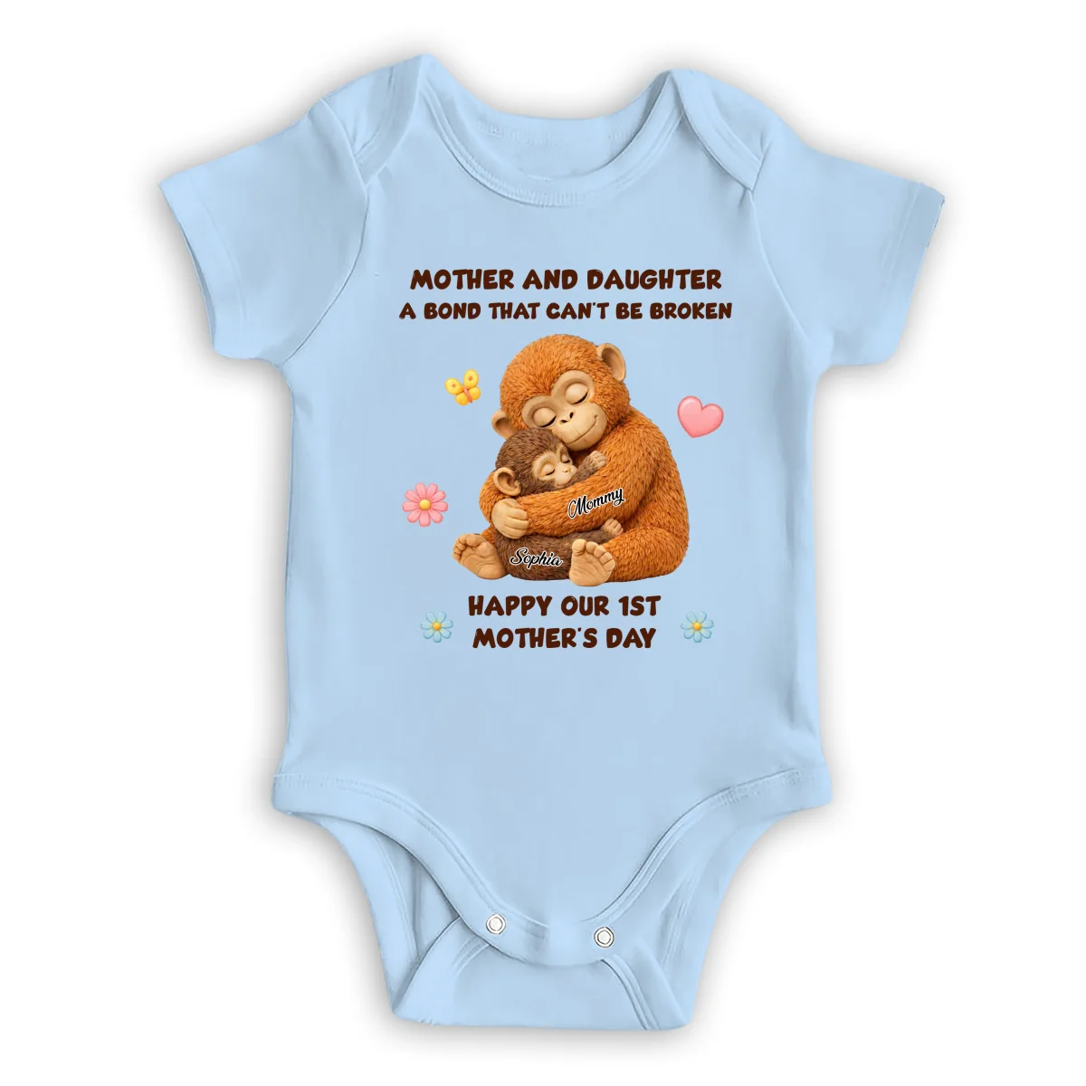 The Unbreakable Bond - Personalized Custom Baby Onesie - Image 8