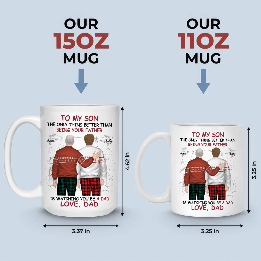 The Wonderful Gift - Personalized Custom Coffee Mug - Image 6