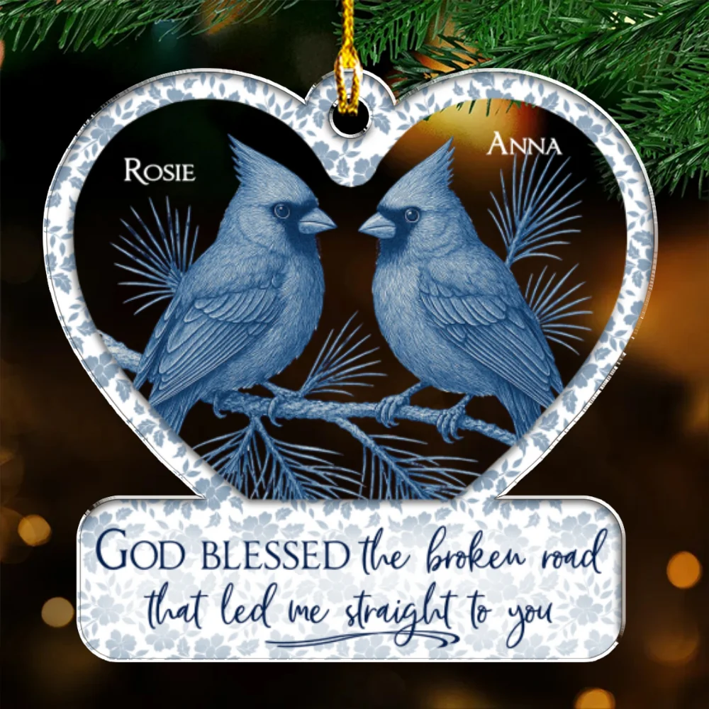 The Year We Became One - Personalized Custom Acrylic Ornament - Image 6