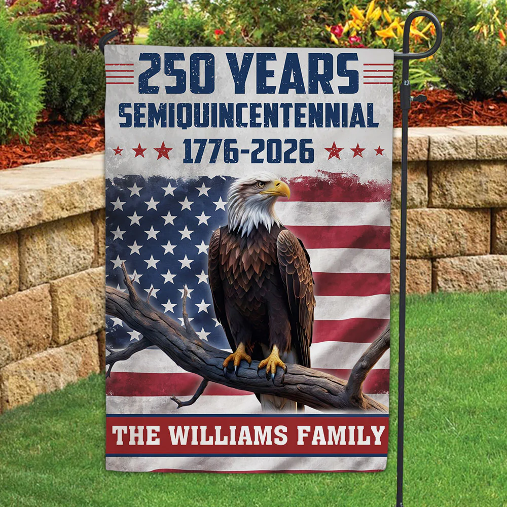The Year We Remember - Personalized Custom Flag - Image 3