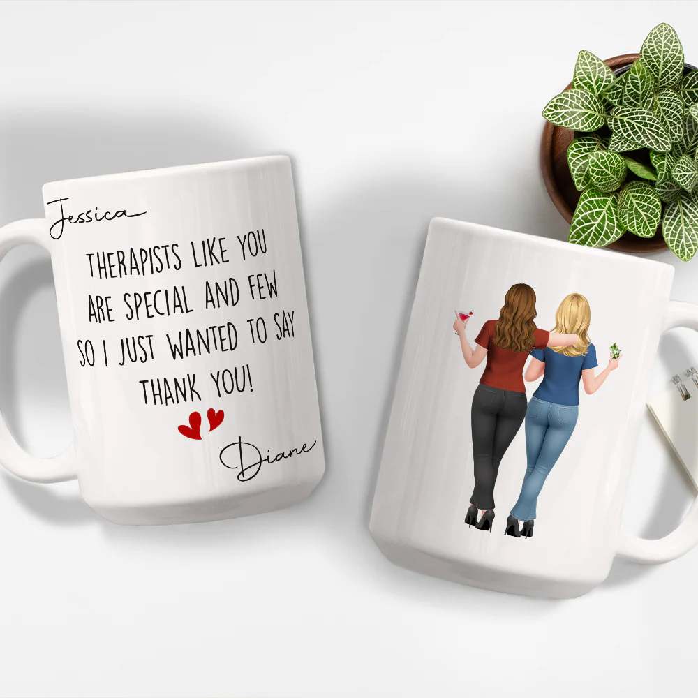Therapists Like You Are Special - Personalized Custom Coffee Mug - Image 5