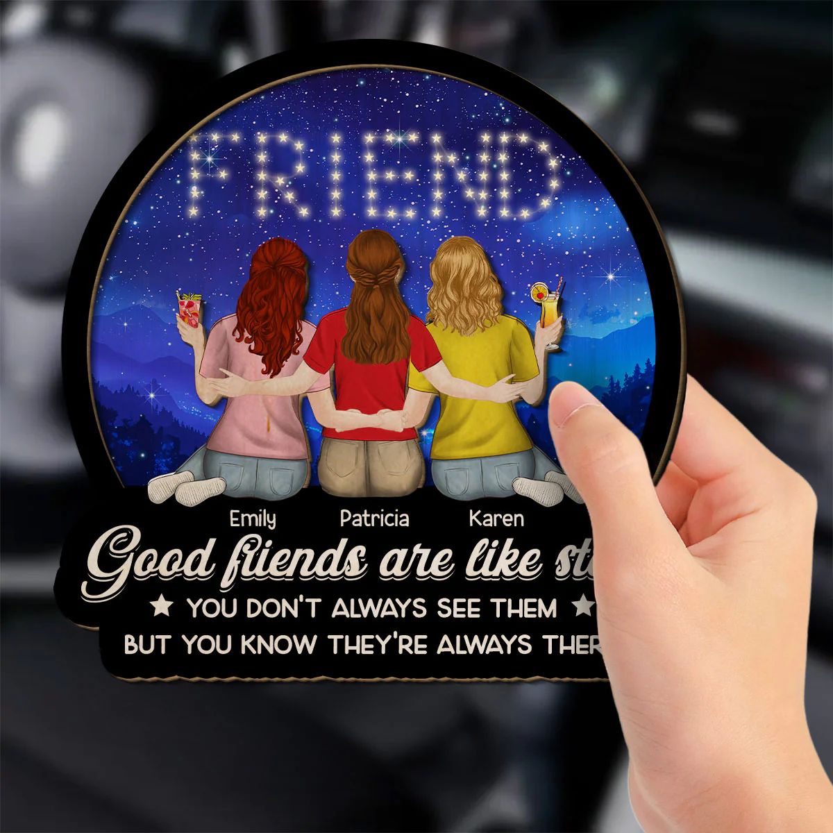 They Are Always There - Personalized Custom Car Visor Clip - Image 4