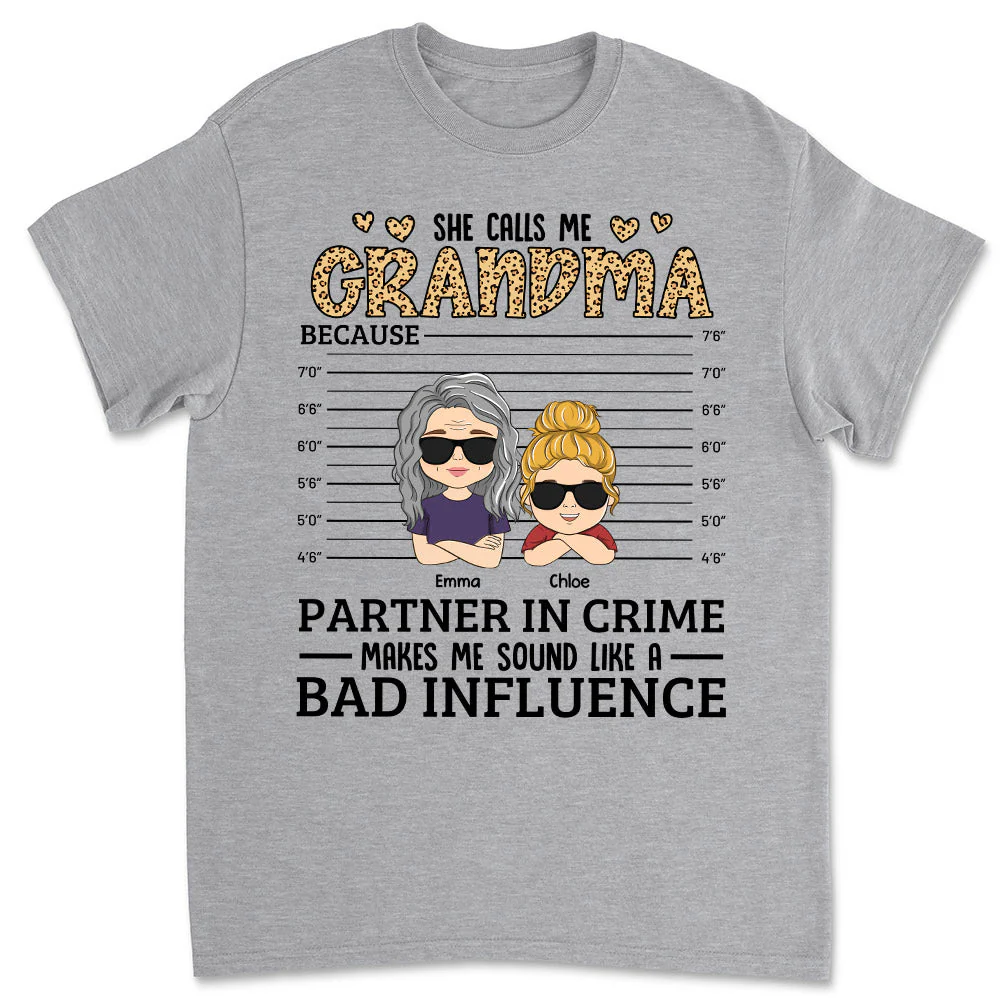 They Call Me Grandma - Personalized Custom Unisex T-shirt