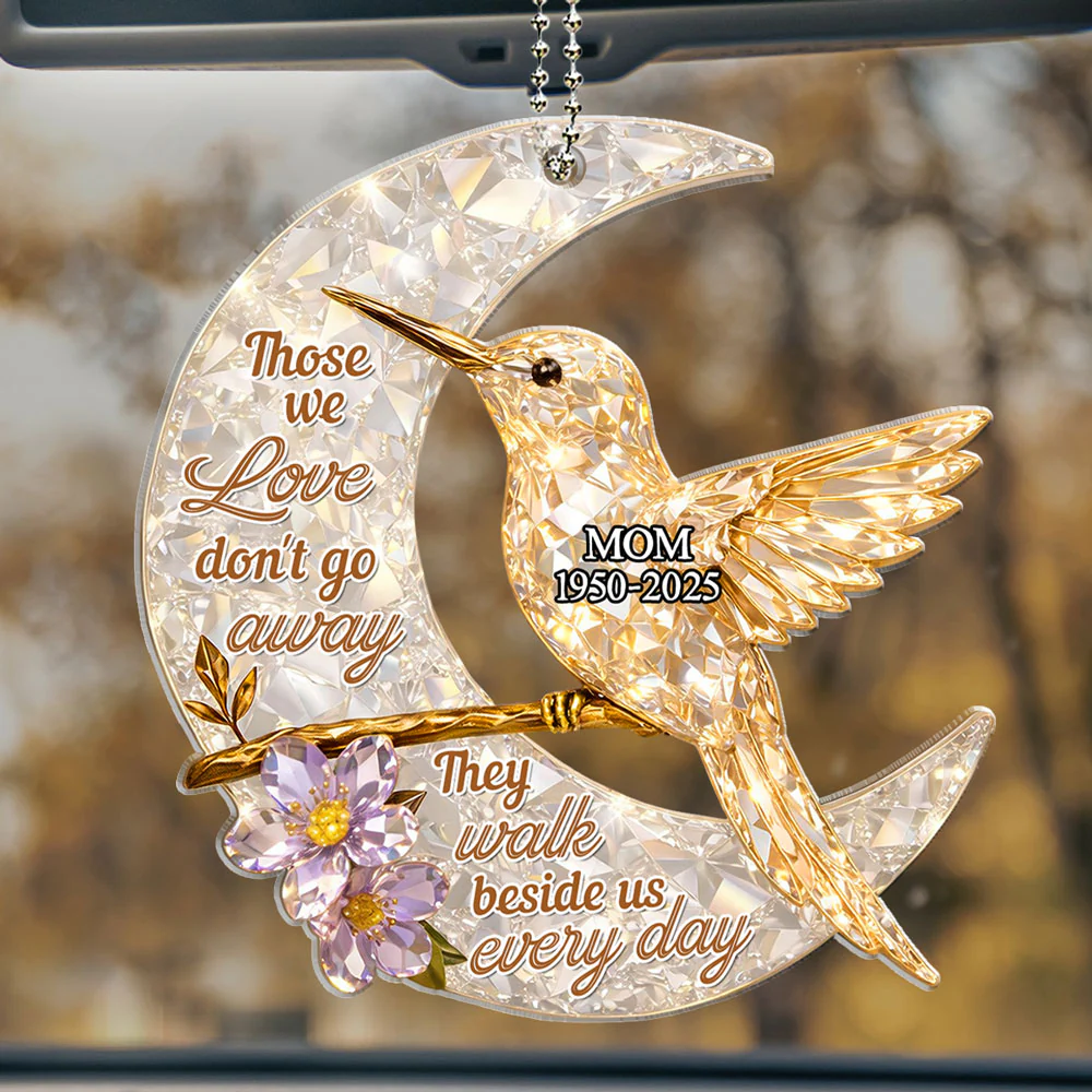 They Never Go Away Golden Ver - Personalized Custom 3D Effect Car Ornament - Image 2
