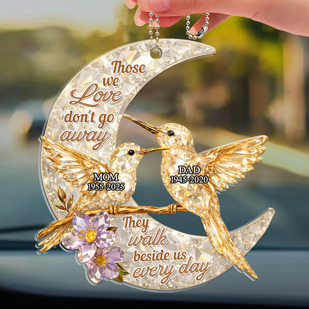 They Never Go Away Golden Ver - Personalized Custom 3D Effect Car Ornament - Image 3