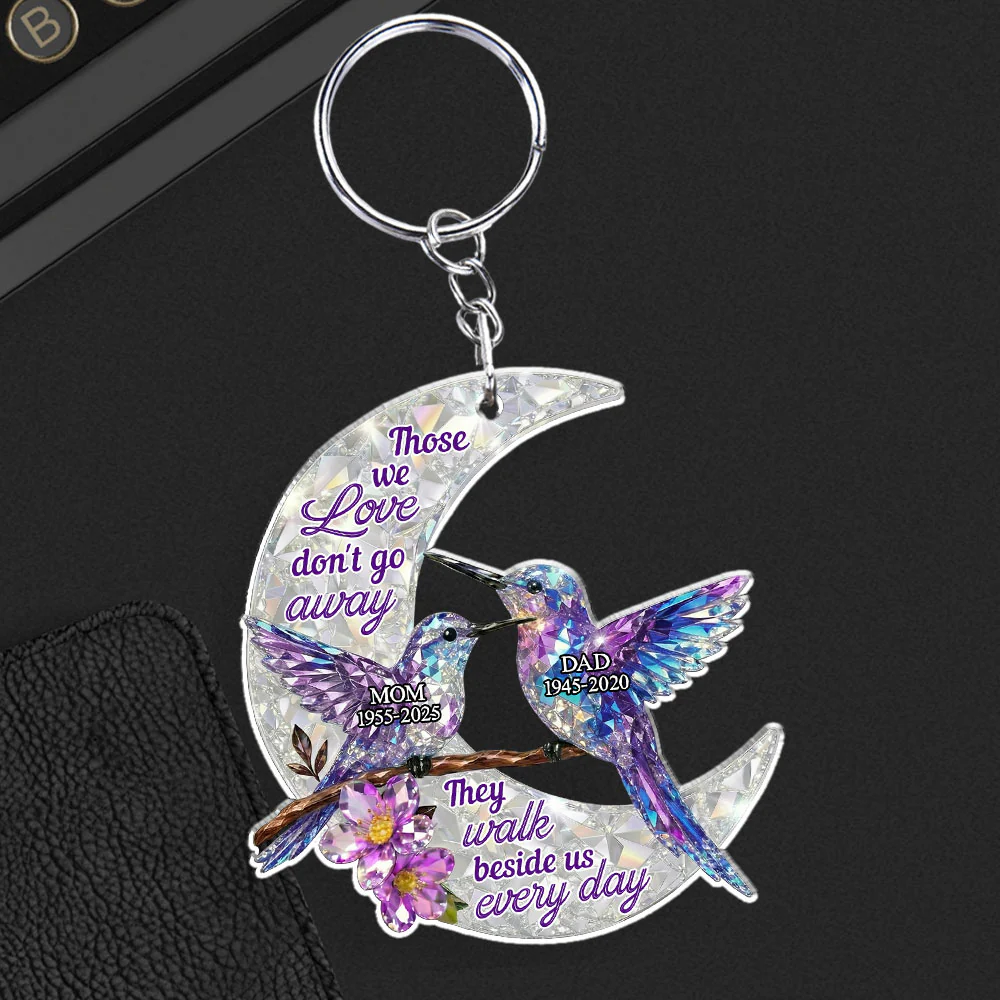 They Never Go Away - Personalized Custom 3D Effect Acrylic Keychain