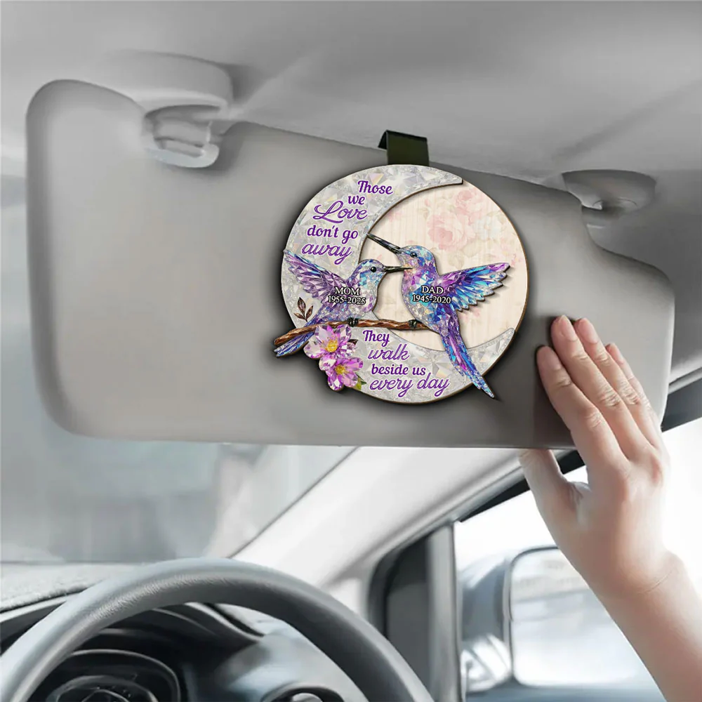 They Never Go Away - Personalized Custom 3D Effect Car Visor Clip - Image 3