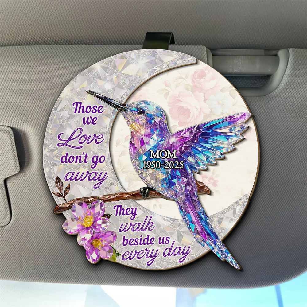 They Never Go Away - Personalized Custom 3D Effect Car Visor Clip - Image 4