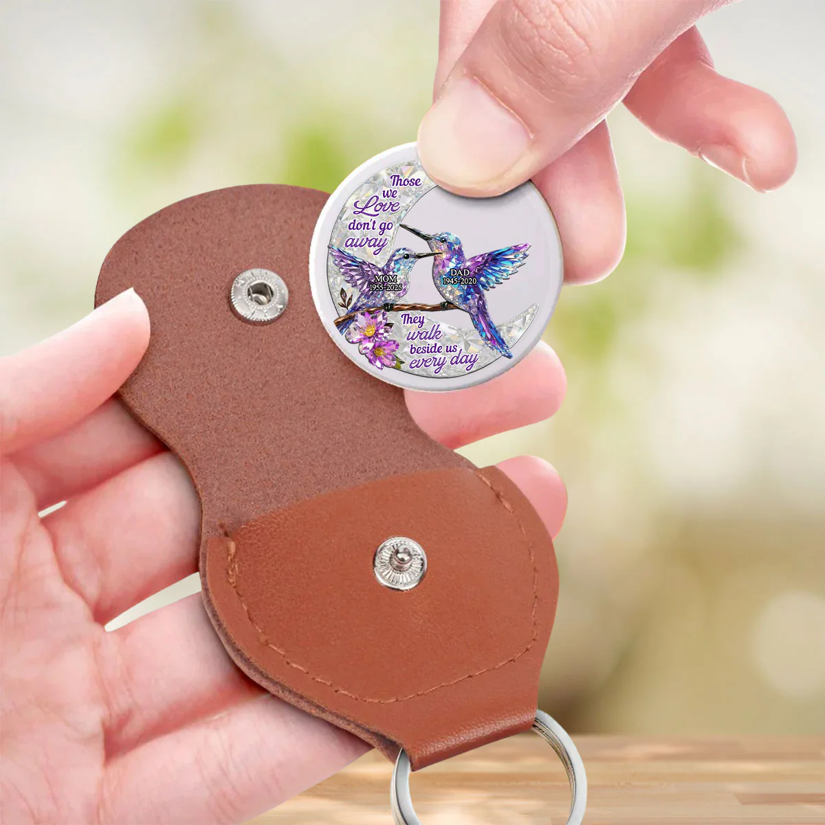 They Never Go Away - Personalized Custom 3D Effect Pocket Hug - Image 3