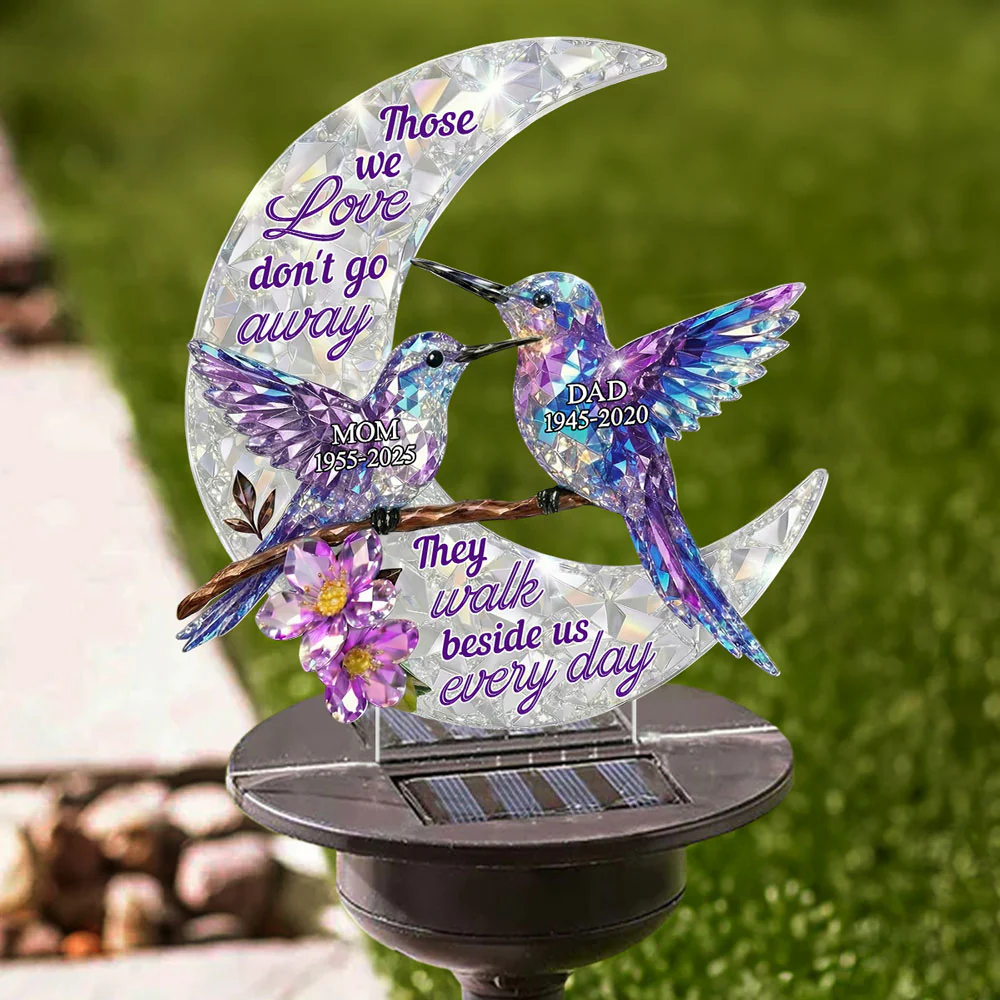 They Never Go Away - Personalized Custom 3D Effect Solar Light - Image 2