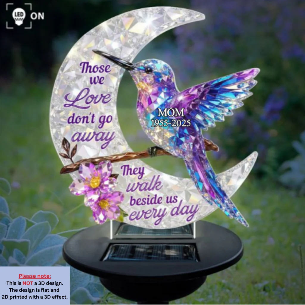 They Never Go Away - Personalized Custom 3D Effect Solar Light - Image 7