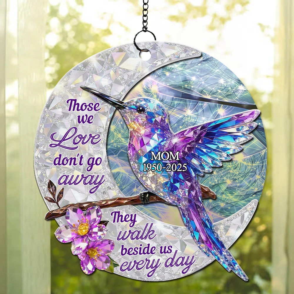 They Never Go Away - Personalized Custom 3D Effect Suncatcher - Image 2