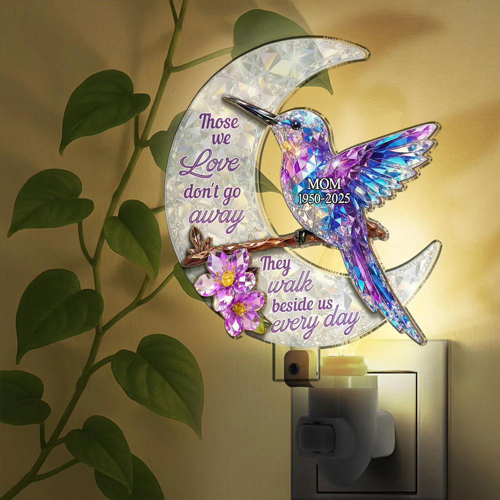 They Never Go Away - Personalized Custom 3D Effect Wood And Acrylic Night Light - Image 3