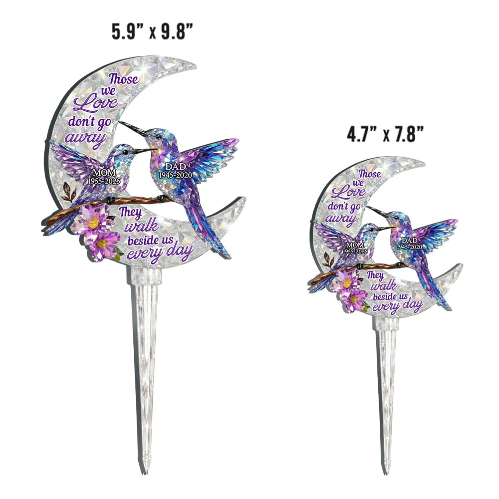 They Never Go Away - Personalized Custom 3D Effect Acrylic Garden Stake - Image 6
