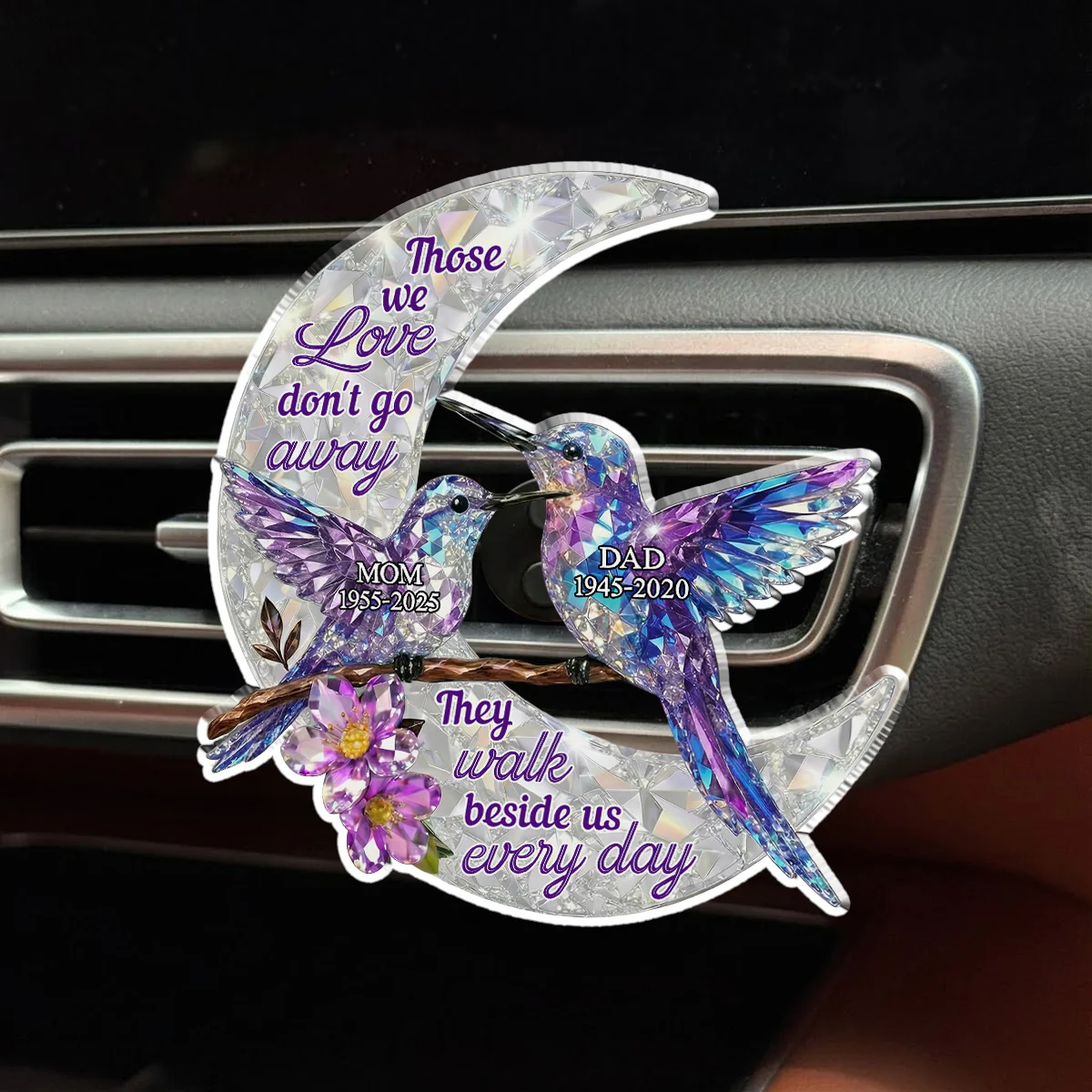 They Never Go Away - Personalized Custom Car Vent Clip - Image 2