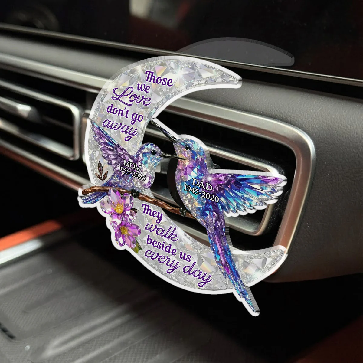They Never Go Away - Personalized Custom Car Vent Clip - Image 3