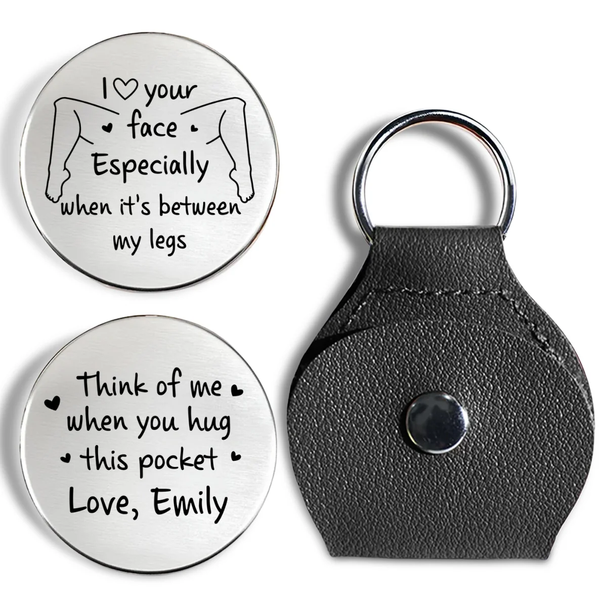Think Of Me - Personalized Custom Pocket Hug - Image 8