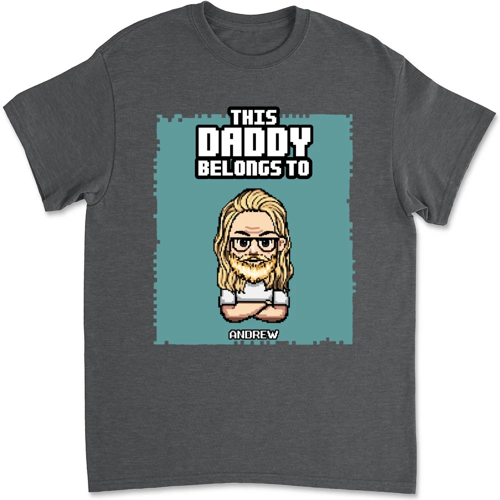 This Daddy Belongs To - Personalized Custom Shirt - Image 7