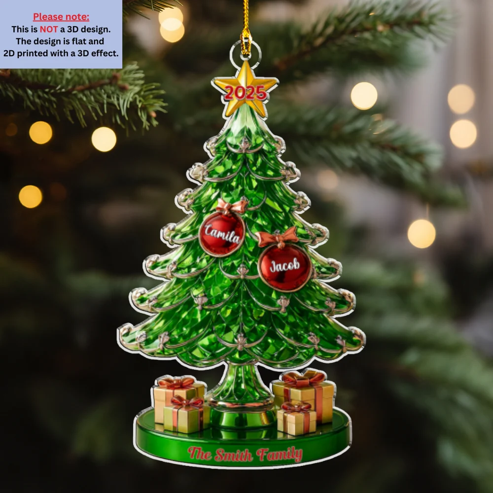 This Day Our Family - Personalized Custom Acrylic Ornament - Image 7