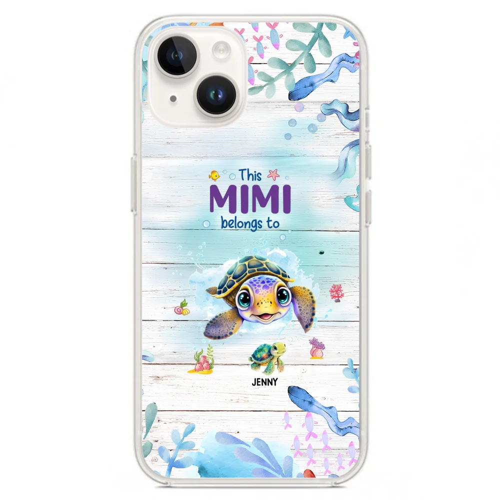 This Grandma Belongs To - Personalized Custom Phone Case - Image 17