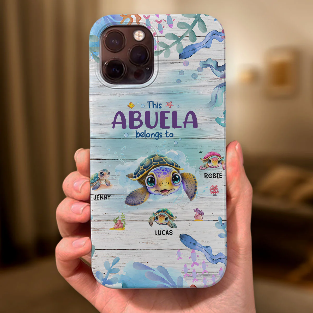 This Grandma Belongs To - Personalized Custom Phone Case - Image 3