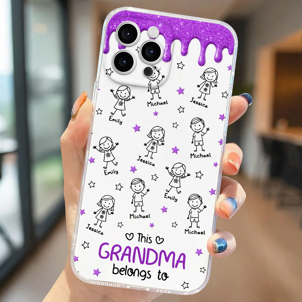 This Grandmother Means Everything To Us - Personalized Custom Phone Case - Image 4