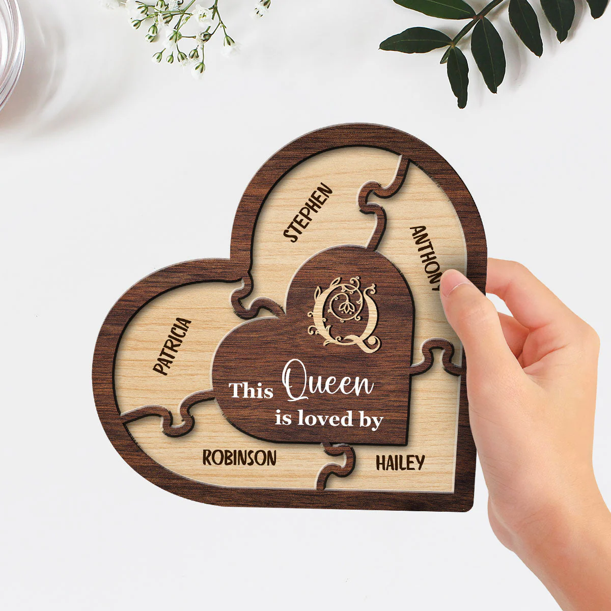 This Is Loved By - Personalized Wooden Plaque - Image 2