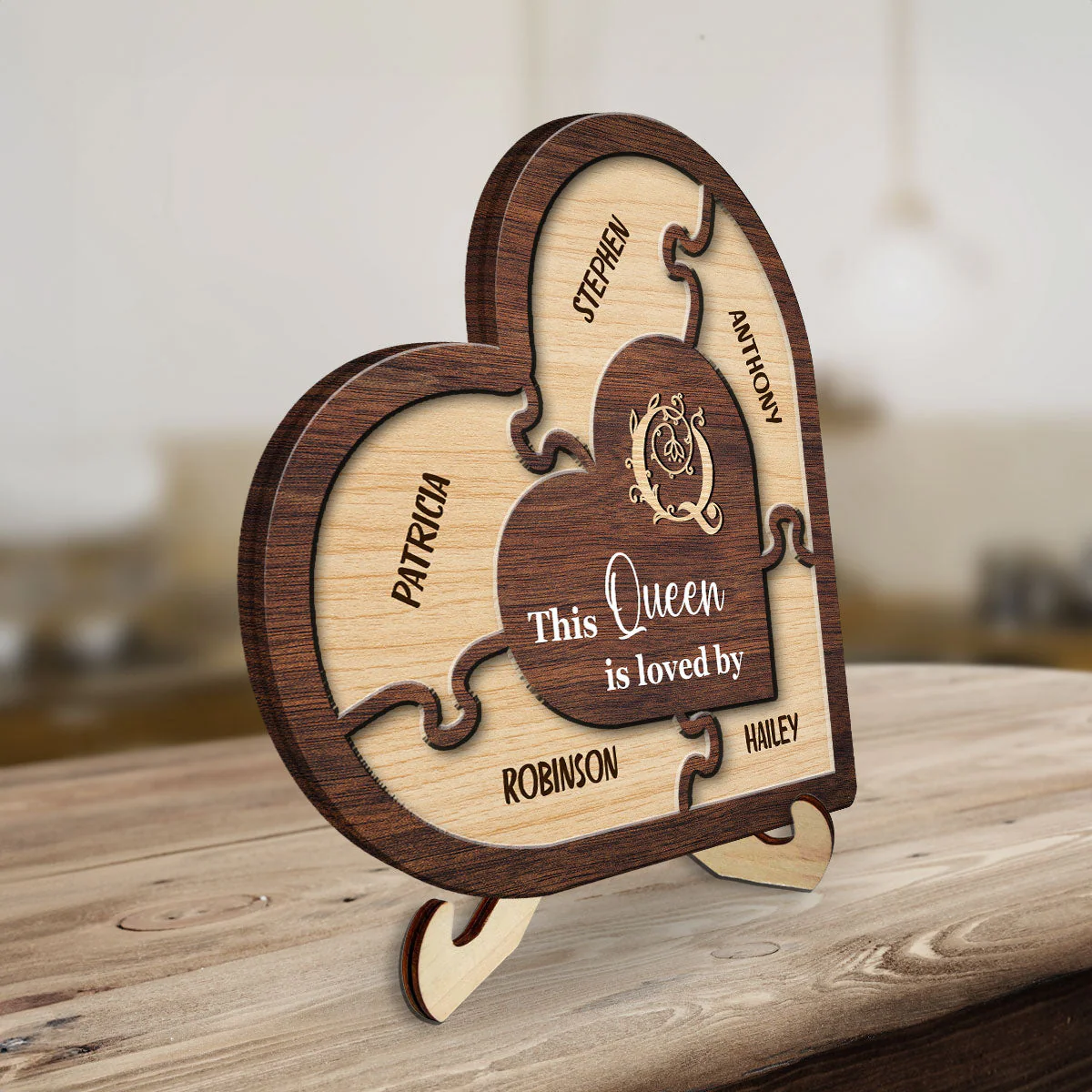 This Is Loved By - Personalized Wooden Plaque - Image 3