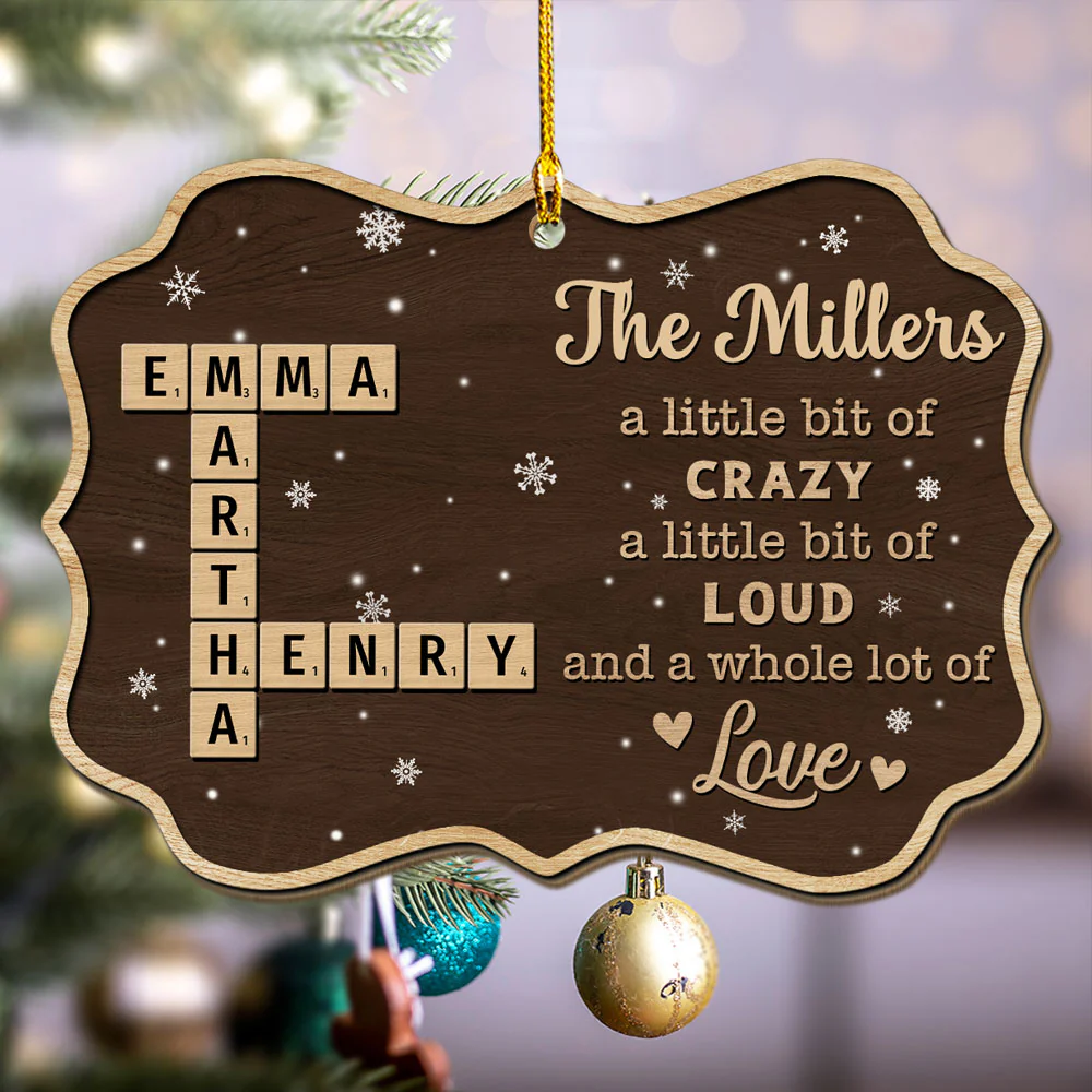 This Is My Family - Personalized Custom Wood Ornament - Image 2