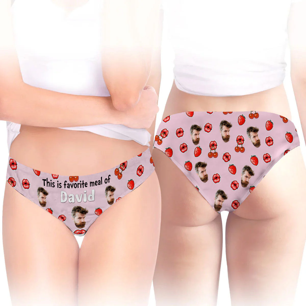 This Is My Favorite Meal - Personalized Women Briefs - Image 2