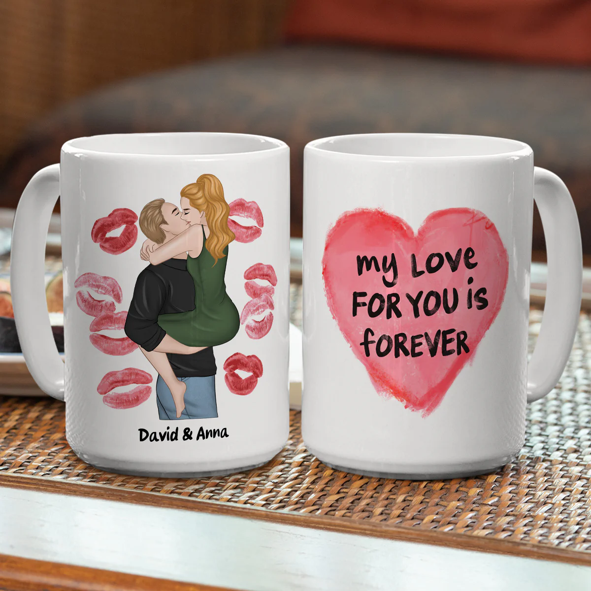 This Is My Love For You - Personalized Custom Coffee Mug - Image 5