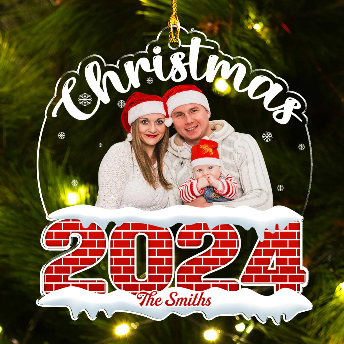 This Is Our Home - Personalized Custom Acrylic Ornament - Image 2