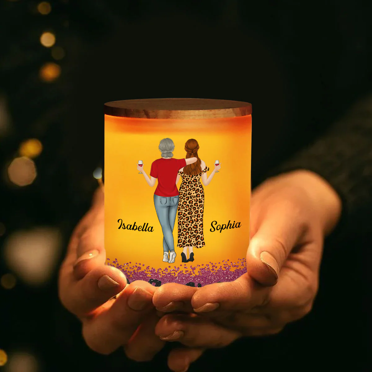 This Is Your Reminder - Personalized Custom Glass Jar With LED Candle - Image 3