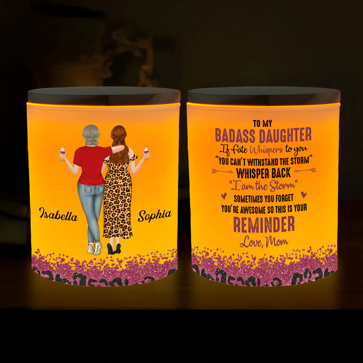 This Is Your Reminder - Personalized Custom Glass Jar With LED Candle - Image 4